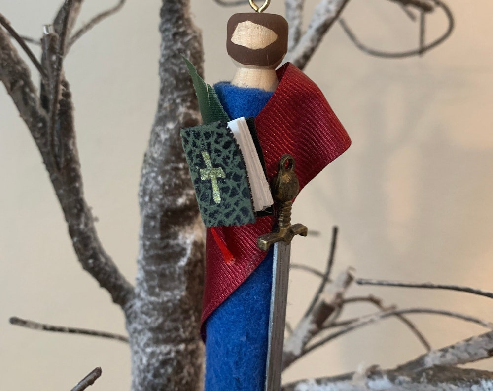 St. Paul the Apostle Wooden Doll Ornament