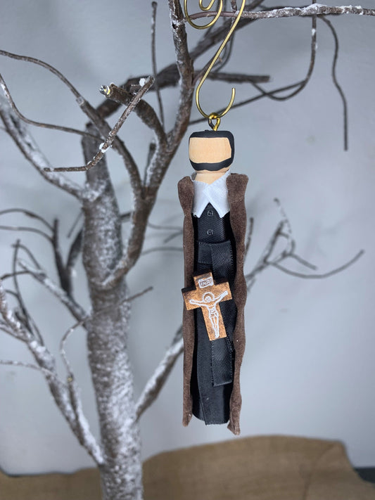 St. John of Avila Wooden Doll Ornament