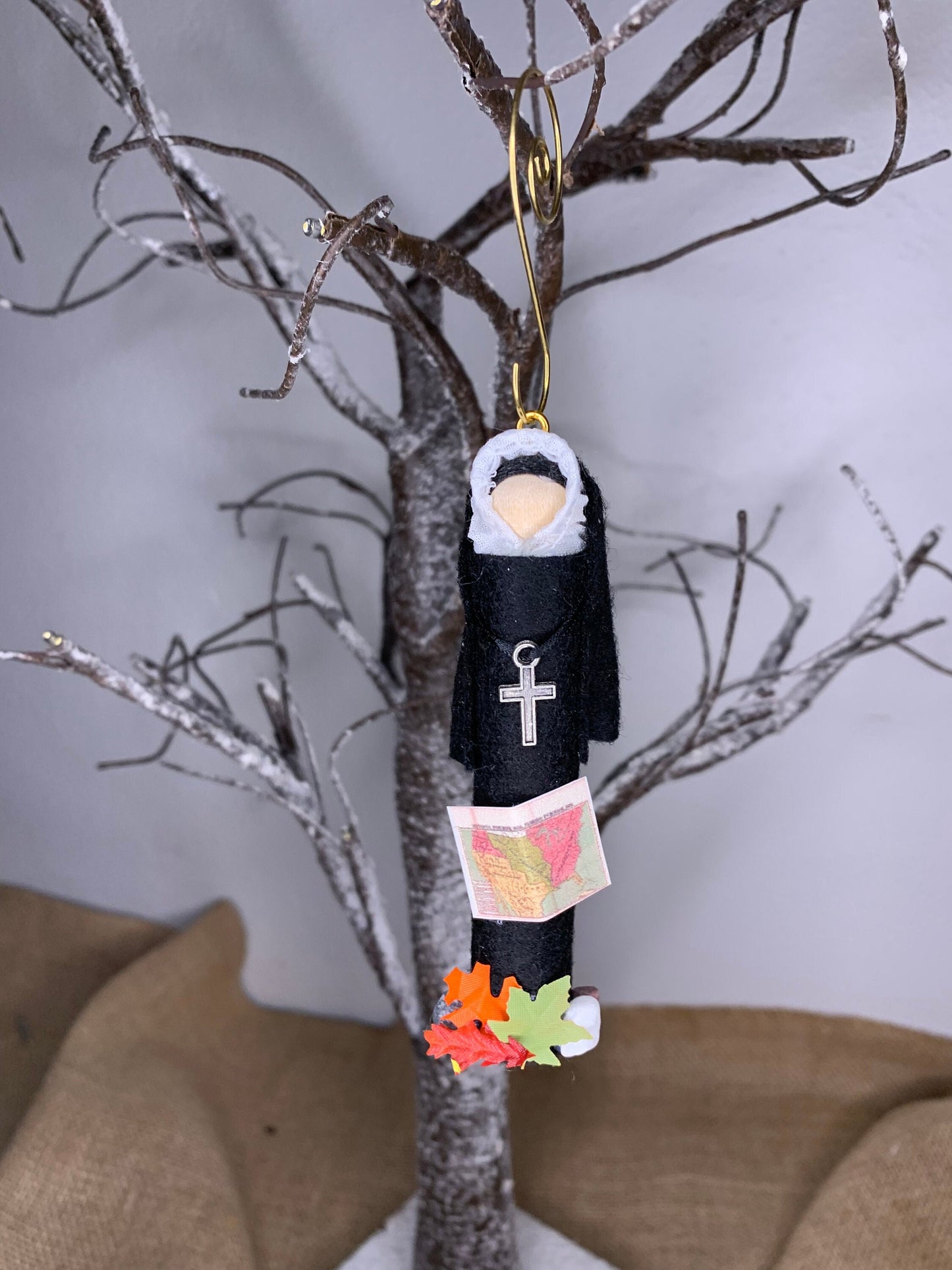 St. Rose Philippine Duchesne Wooden Doll Ornament