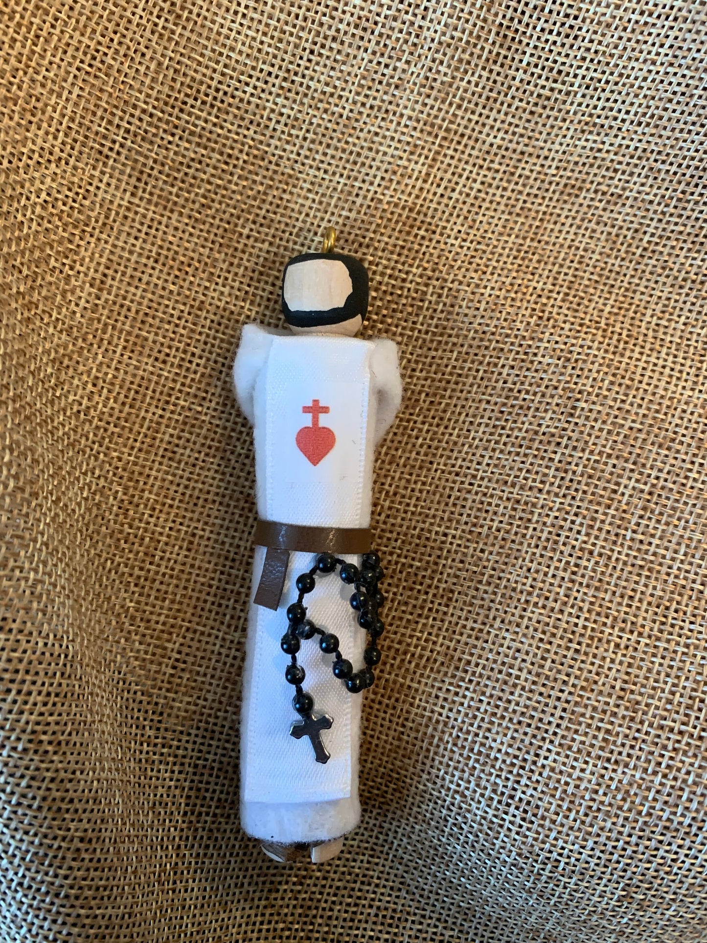 St. Charles de Foucauld Wooden Doll Ornament