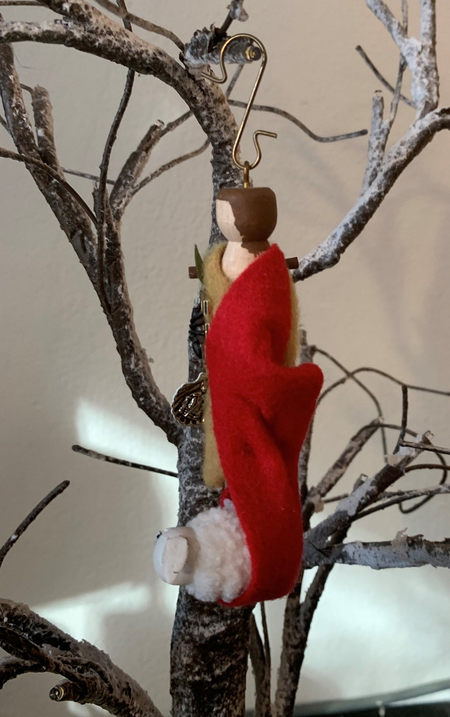 St. John the Baptist Wooden Doll Ornament