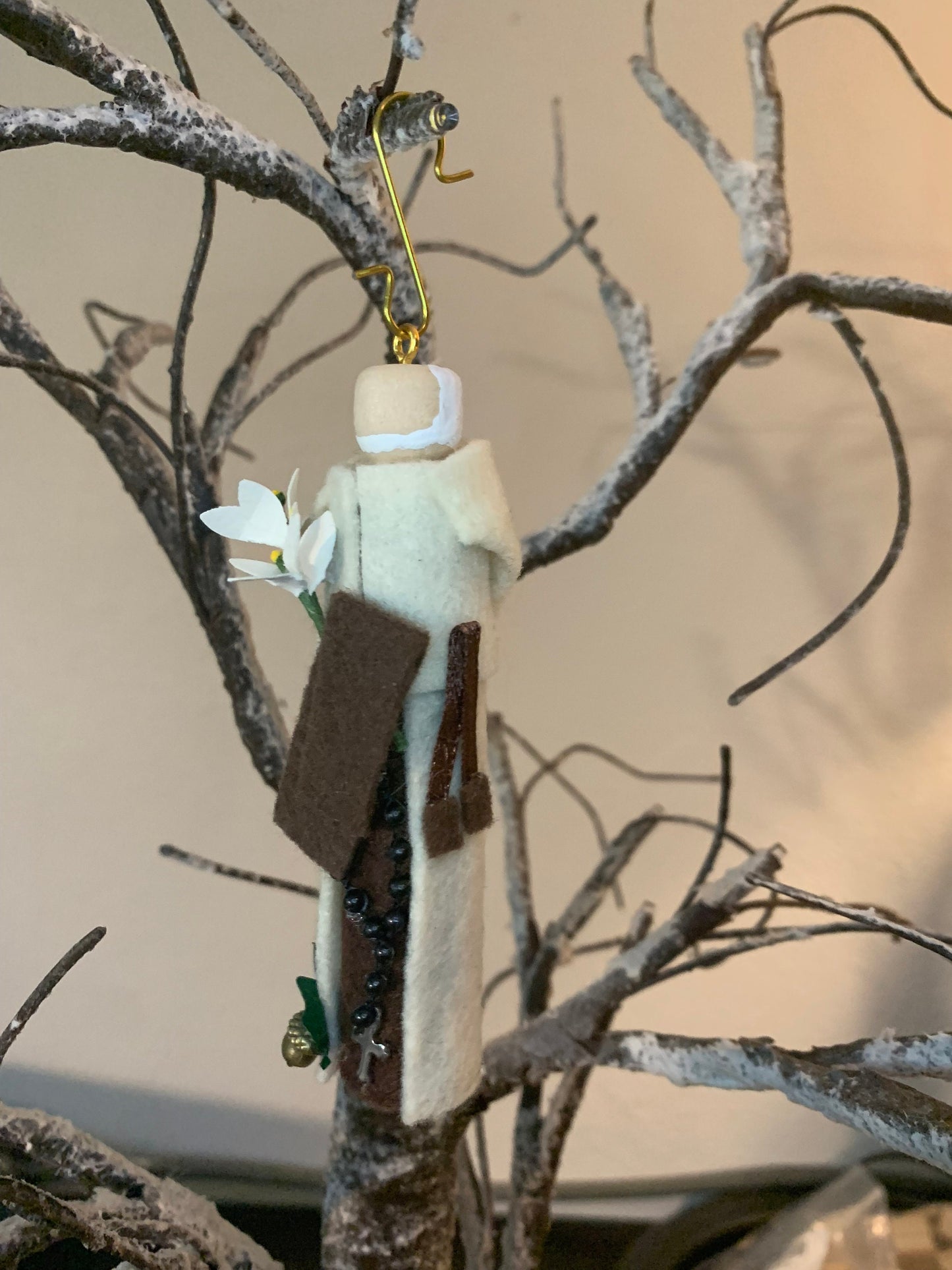 St. Simon Stock Wooden Doll Ornament