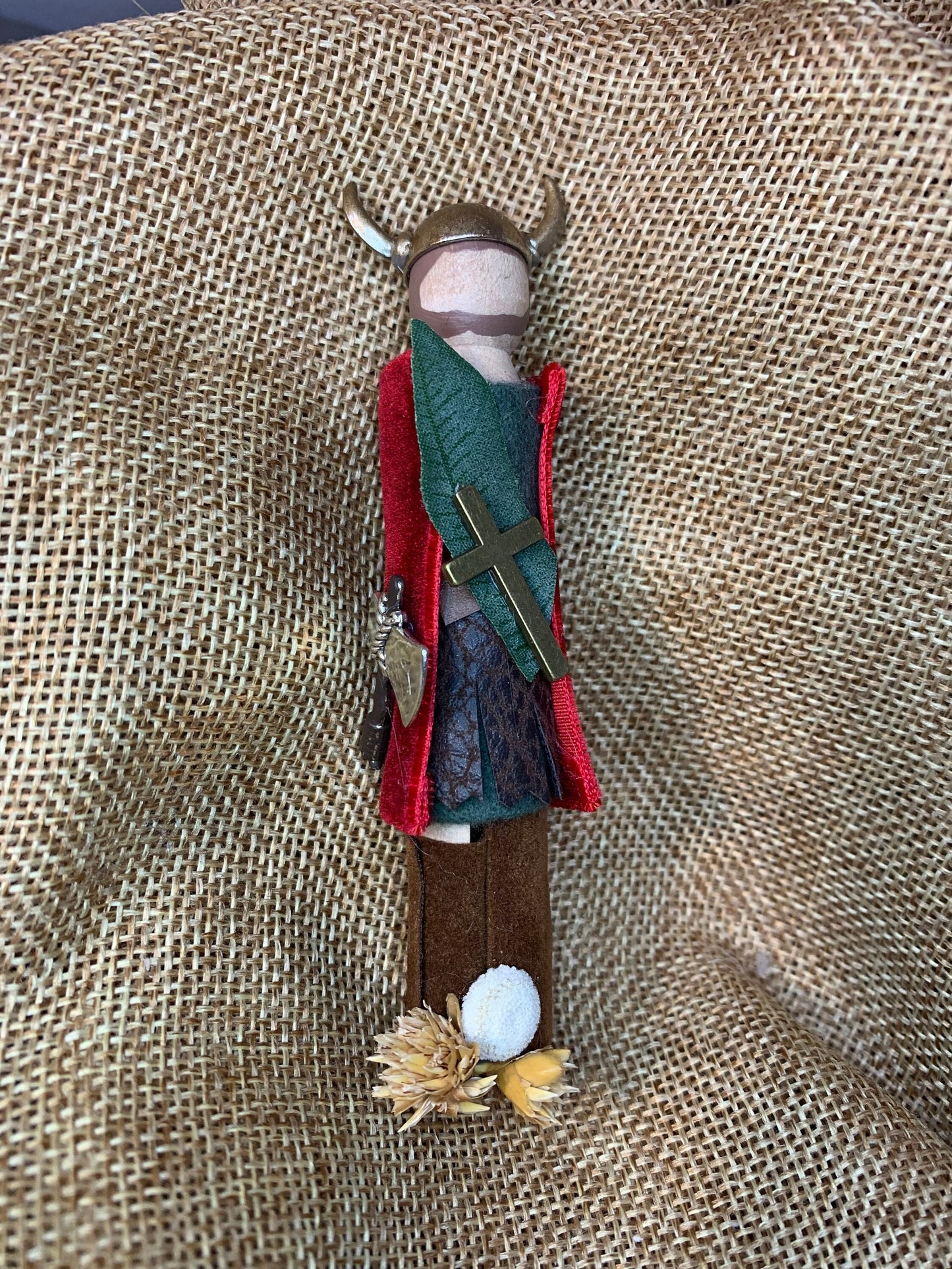 St. Magnus Erlendsson Wooden Doll Ornament