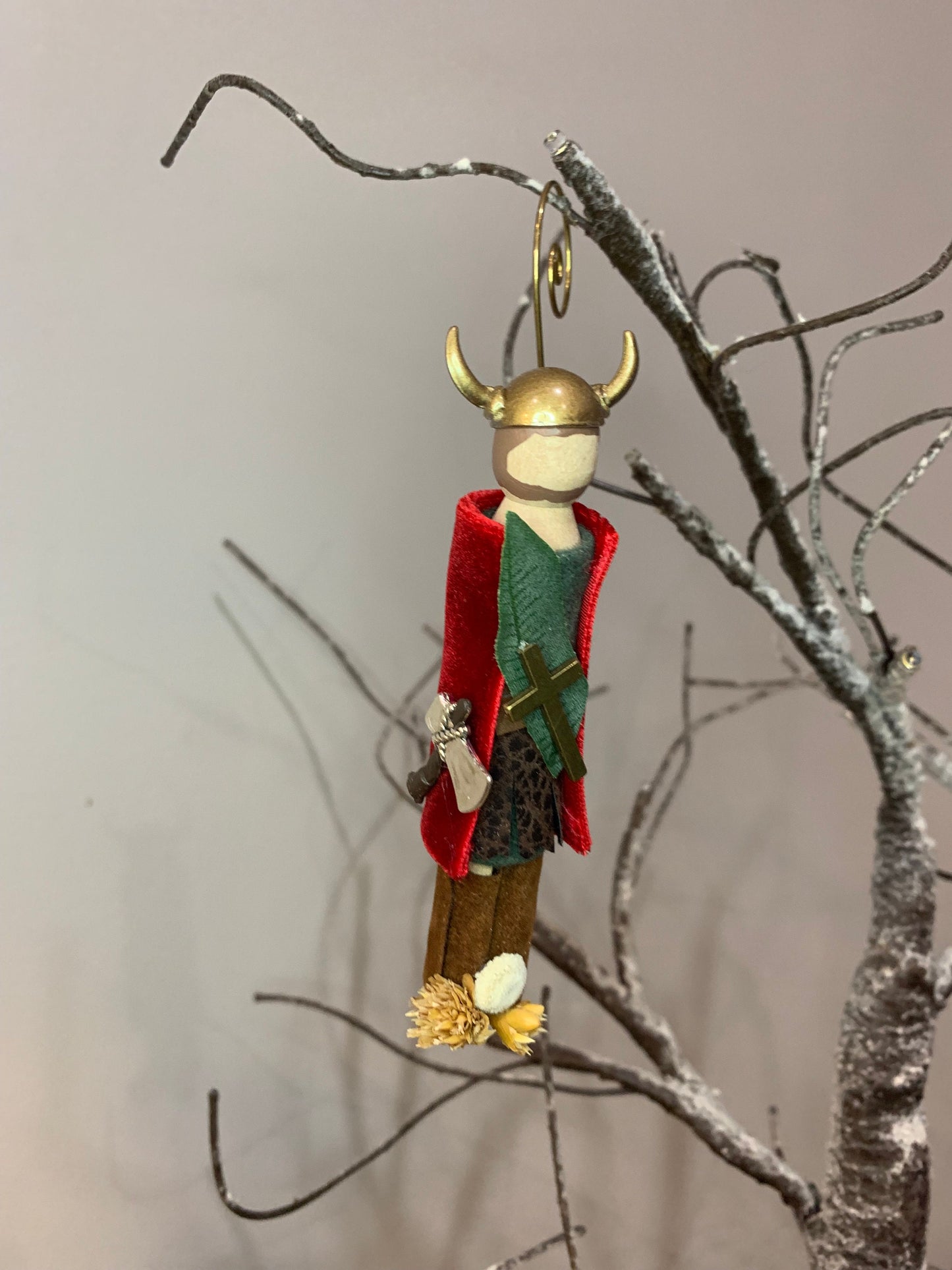 St. Magnus Erlendsson Wooden Doll Ornament