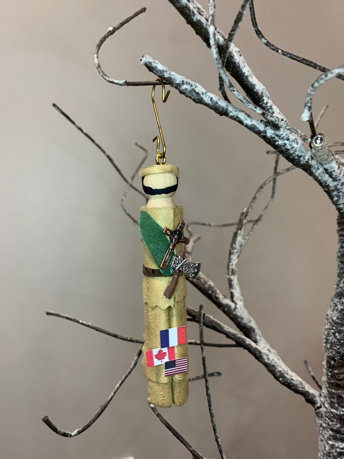 St. Jean de Lalande Wooden Doll Ornament