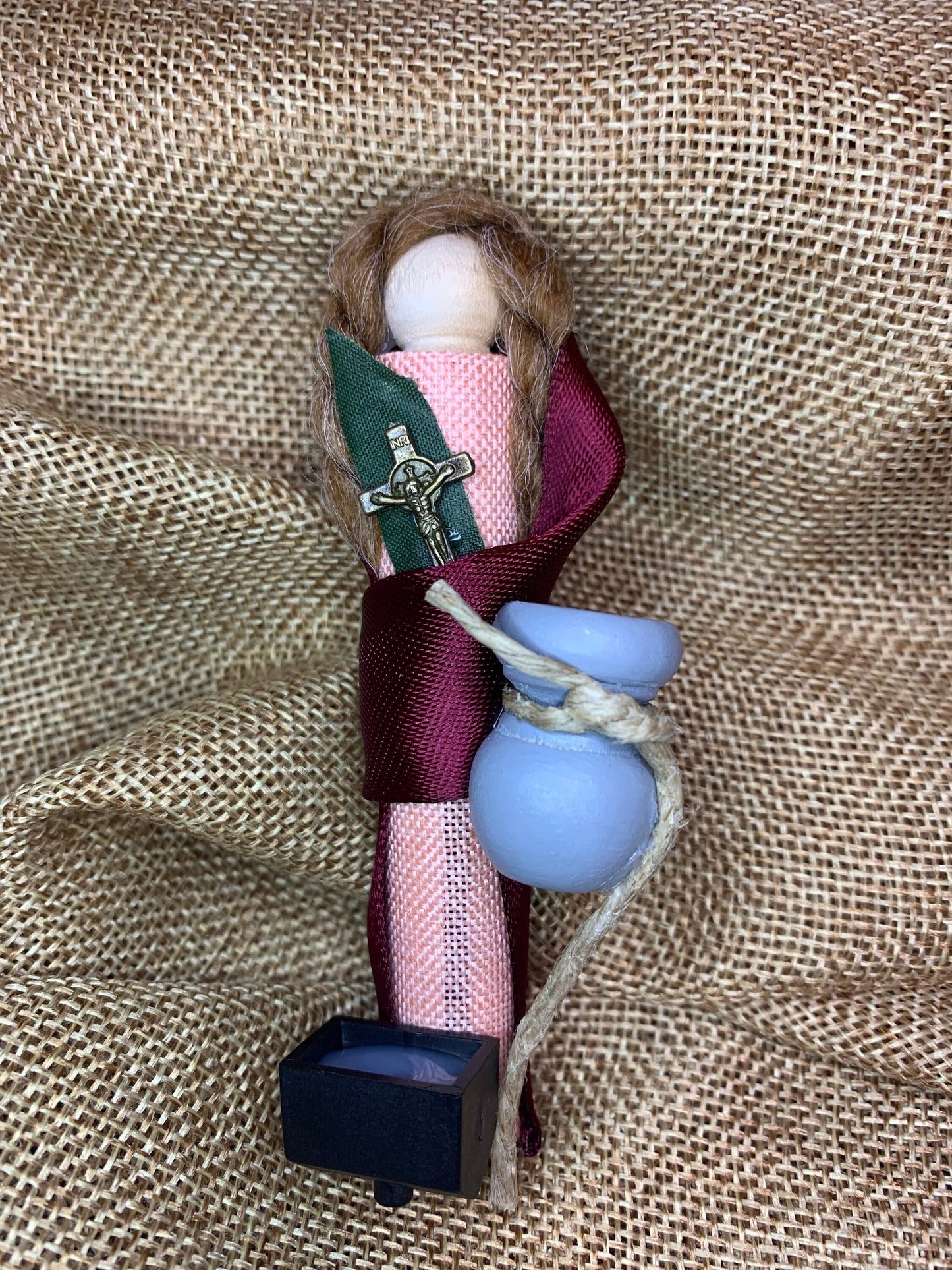 St. Photina (Woman at the Well) Wooden Doll Ornament